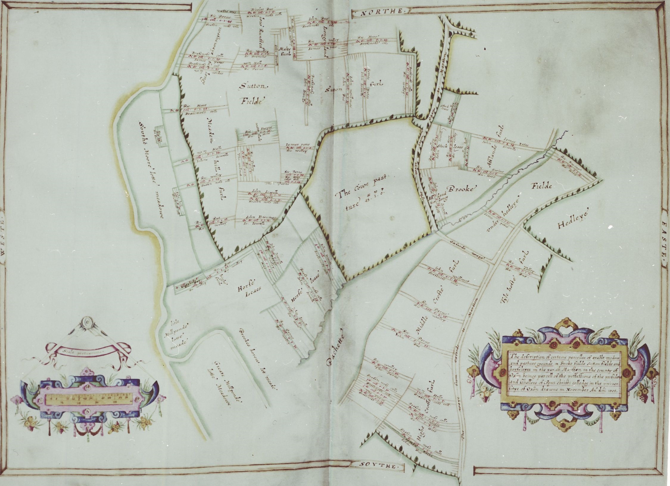 old marston map 1605